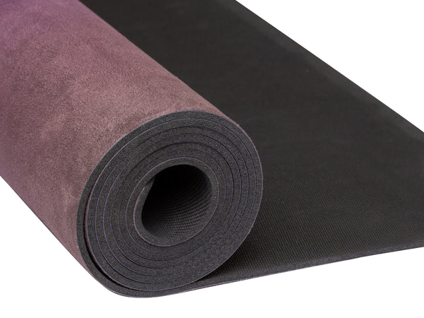 Yoga Essentials Natural Rubber & Microfiber Peacock Suede Yoga MatYoga Mats- Stretchery