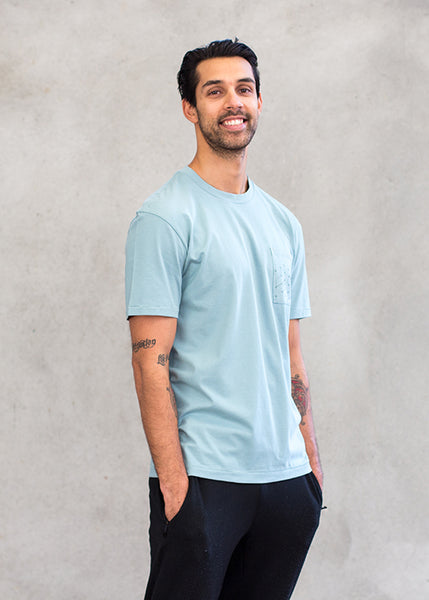 Relaxed Pocket Crew Neck TeeT-shirts- Stretchery