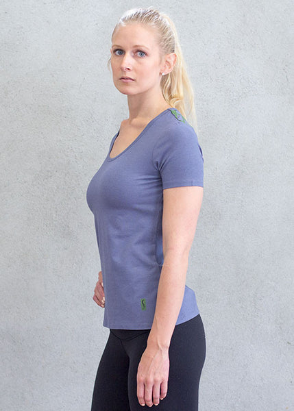 Trip On The Split Round Neck TopT-shirts- Stretchery