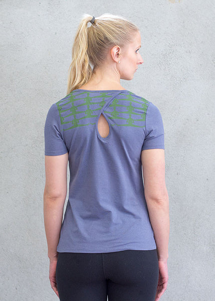 Trip On The Split Round Neck TopT-shirts- Stretchery