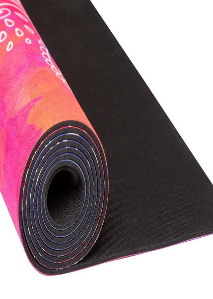 Yoga Essentials Natural Rubber & Microfiber Reindeer Suede Yoga Mat